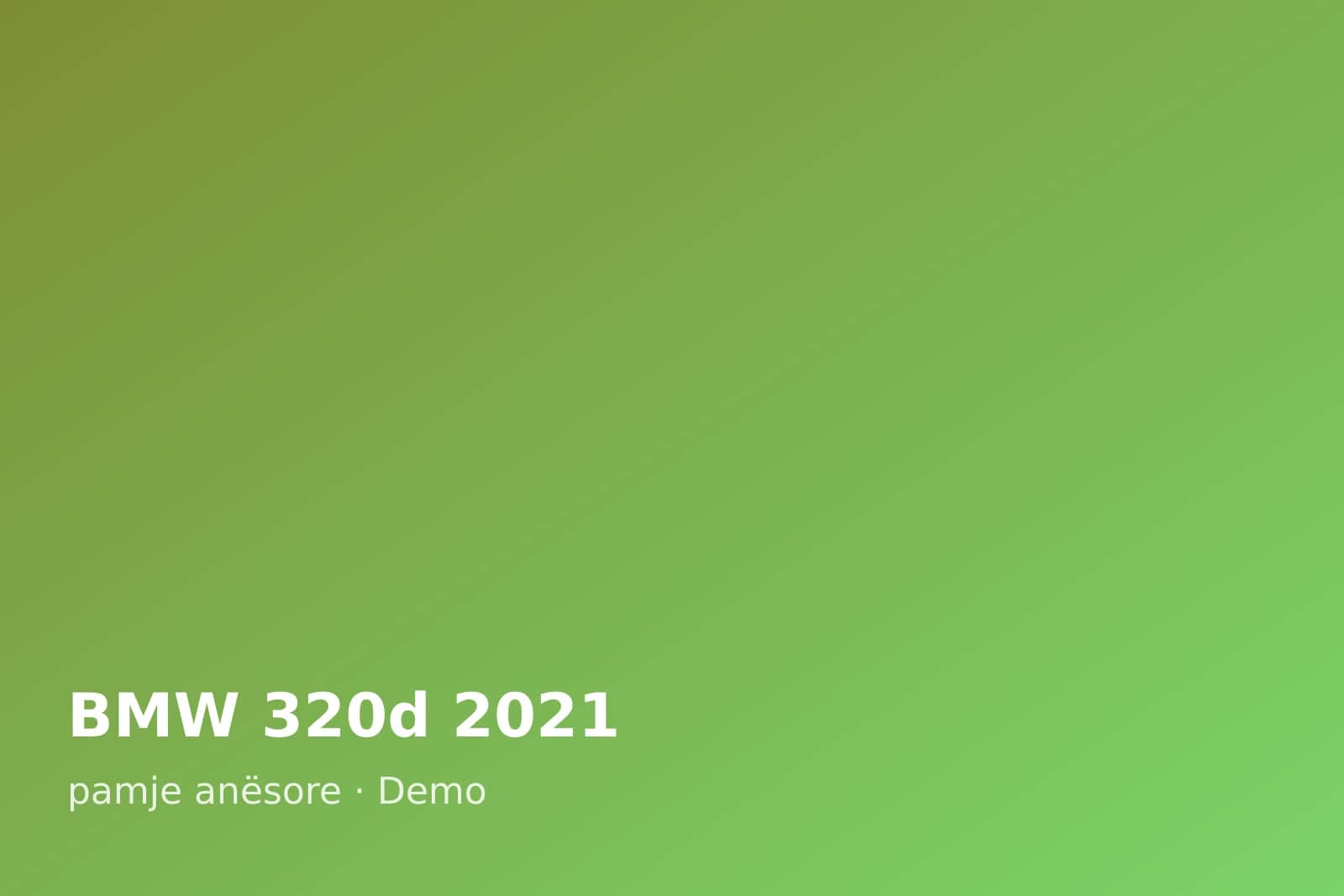 BMW 320d 2021 — pamje anësore