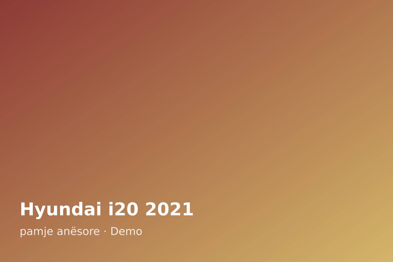 Hyundai i20 2021 — pamje anësore